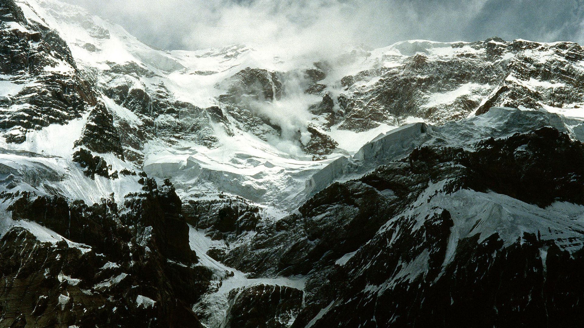 Aconcagua south face solo 1990–91